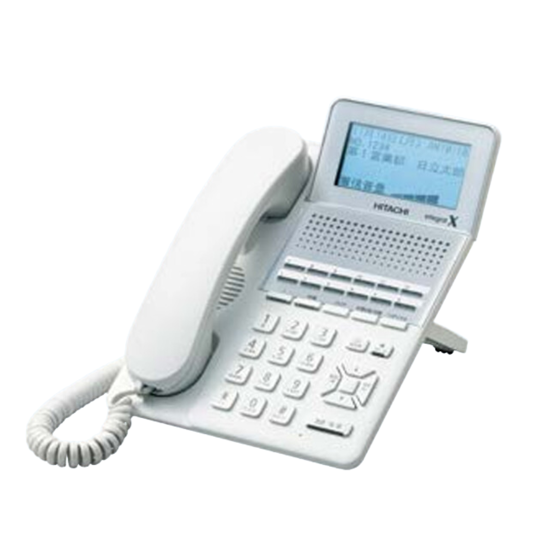 H-001 日立 ET-12XI-(SDW/SDB) ET-Xi12ボタン標準電話機(ホワイト/ブラック)