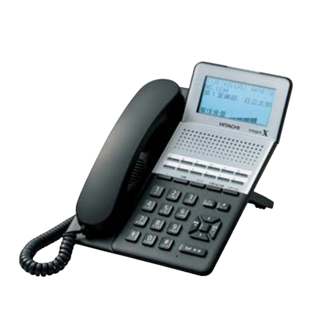 H-001 日立 ET-12XI-(SDW/SDB) ET-Xi12ボタン標準電話機(ホワイト/ブラック)