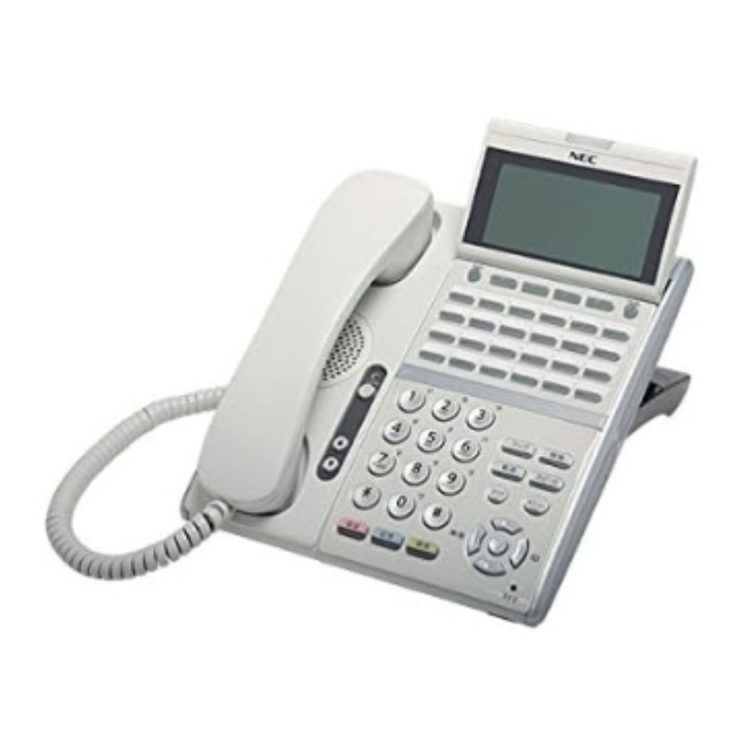 A-065 NEC DTZ-24PA-2D(WH)TEL 24ボタンアナログ停電デジタル多機能電話機 白